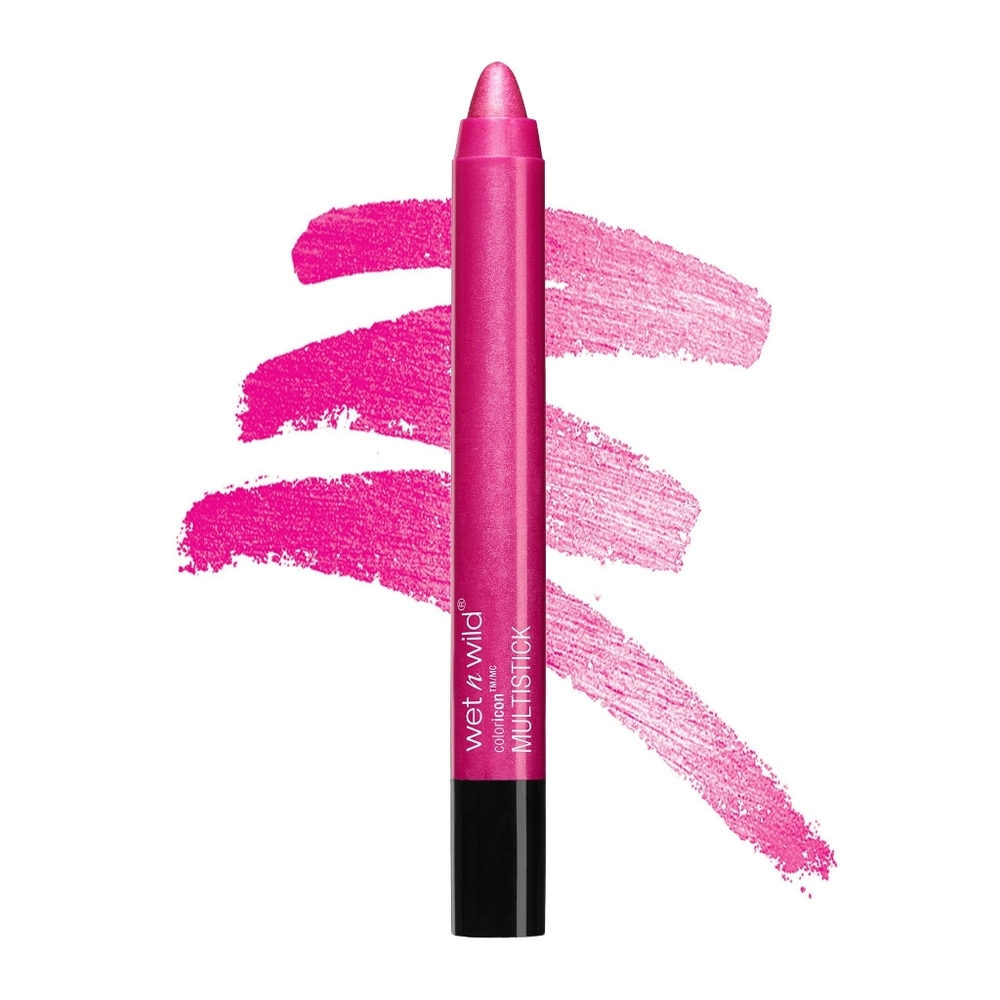 *3/15* NEW Wet N Wild Color Icon Multi-Stick Poppy-lar 257D Metallic Fuschia